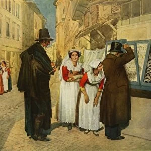 The Bridegroom Campagnuolo choosing Earrings for his Bride, 1838, (1965). Creator