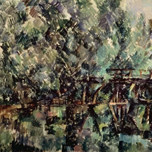 A Bridge over a Pond, c1898. Artist: Paul Cezanne