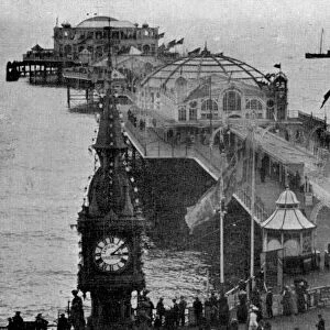 Brighton Aquarium and Palace Pier, Brighton, East Sussex, early 20th century