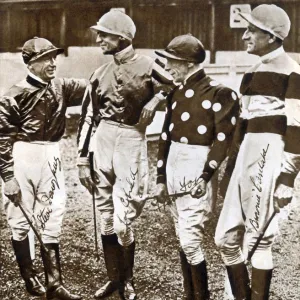 British jockeys, 1934, (1935). Creator: Unknown