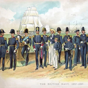 The British Navy, 1837-1897, (early 20th century). Artist: TS Crowther