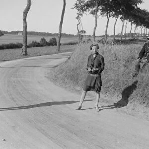 British racing driver Ruth Urquhart Dykes at the Boulogne Motor Week, St Martin, France, 1928