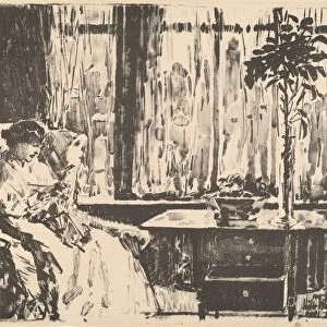The Broad Curtain, 1918. Creator: Frederick Childe Hassam