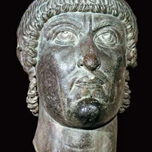 Bronze head of Constantine I, 3rd century BC
