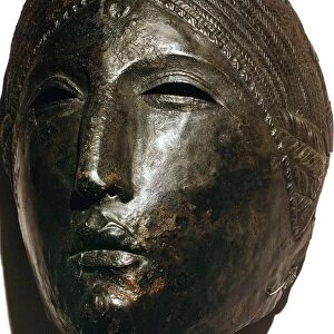 Bronze mask of Juno Lucina, 1st century BC