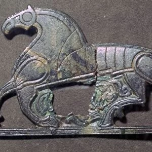 Bronze plaque of a horse, 5th-9th century
