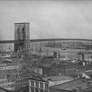 Brooklyn Bridge, New York, c1897. Creator: Unknown
