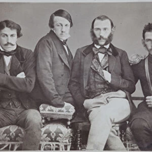 The Brothers Tolstoy: Sergei Tolstoy, Nikolai Tolstoy, Dmitri Tolstoy and Leo Tolstoy, 1850s