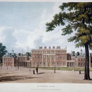 Buckingham House, Westminster, London, 1819. Artist: Thomas Sutherland Buckingham House, Westminster, London, 1819. Artist: Thomas Sutherland