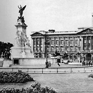 Buckingham Palace after its restoration, London, 1926-1927. Artist: McLeish