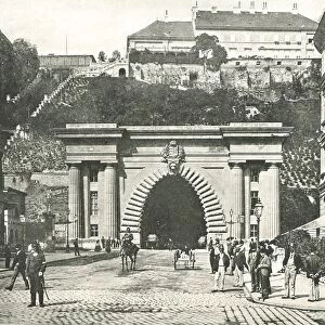 The Buda Castle Tunnel, Budapest, Austria-Hungary, 1895. Creator: Unknown