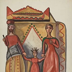 Bulto - Holy Family, 1935 / 1942. Creator: E. Boyd