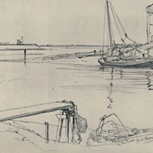 On the Bure, Great Yarmouth, 1894, (1919). Artist: Frank Short