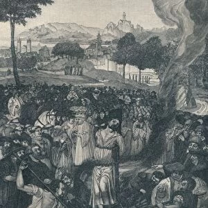 The Burning of John Huss by the Council of Constance, July 6, 1415, (1907)