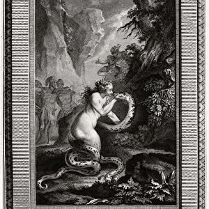 Cadmus and Hermione, metamorphosed into Serpents, 1776. Artist: W Walker
