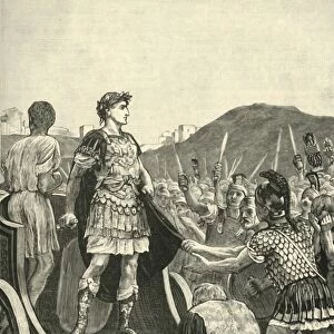 Caesar Addressing the Malcontent Legions in the Campus Martius, 1890. Creator: Unknown