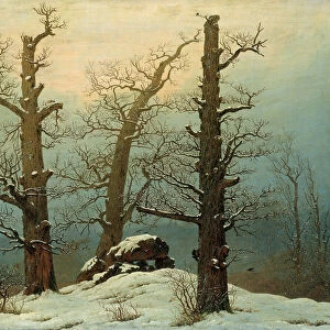 Cairn in Snow, 1807. Artist: Friedrich, Caspar David (1774-1840)