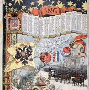 Calendar for 1897. Artist: F Meaulle
