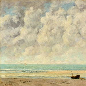 The Calm Sea, 1869. Creator: Gustave Courbet