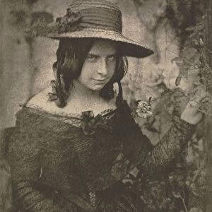 Camera Work: Girl in Straw Hat, 1912. Creator: David Octavius Hill (British, 1802-1870)