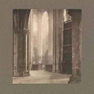 Camera Work: Height and Light in Bourges Cathedral, 1903. Creator: Frederick H. Evans (British