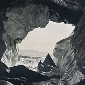 Camp in the Cave Under Penelope Point, 1912, (1913). Artist: G Murray Levick