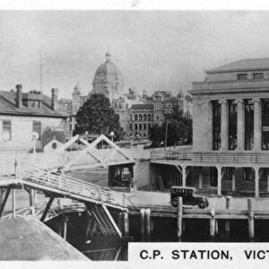 Canadian Pacific Station, Victoria, British Columbia, Canada, c1920s