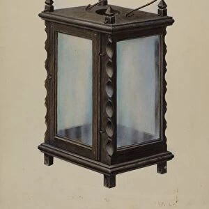 Candle Lantern, c. 1939. Creator: Samuel W. Ford