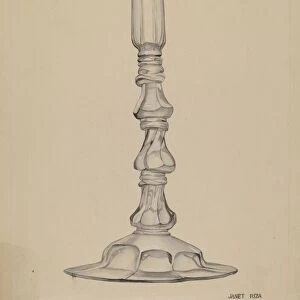 Candlestick, c. 1937. Creator: Janet Riza
