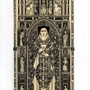 The canon of Poitiers, c1350, (1843). Artist: Henry Shaw