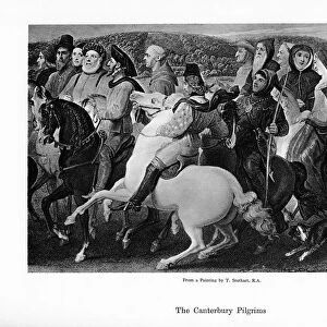 The Canterbury pilgrims, 19th century