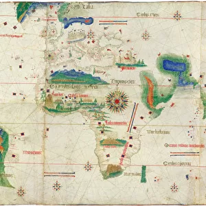 The Cantino planisphere, 1502. Artist: Anonymous master
