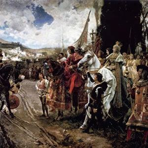 The Capitulation of Granada, 1882. Artist: Pradilla y Ortiz, Francisco (1848-1921)