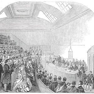Capping of Doctors of Medicine, at Edinburgh, 1845. Creator: Unknown