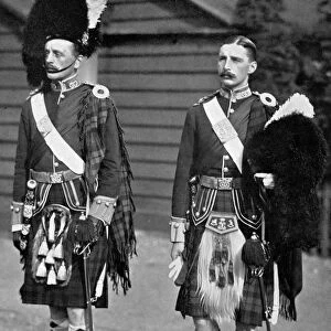 A captain and subaltern of the 93rd Highlanders, 1896. Artist: Gregory & Co