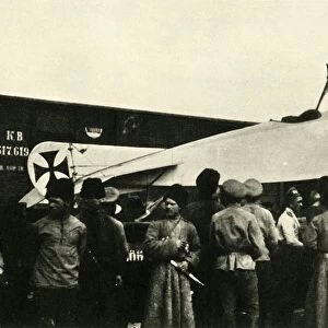Captured German plane, Russia, First World War, 1914-1918, (c1920). Creator: Unknown