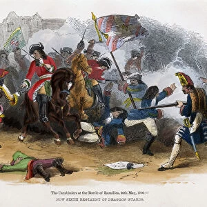 The Carabiniers at the Battle of Ramillies, 23rd May 1706