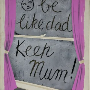 Careless Talk Costs Lives - Be Like Dad - Keep Mum, World War II poster, c1939-c1945 Careless Talk Costs Lives - Be Like Dad - Keep Mum, World War II poster, c1939-c1945