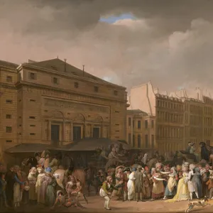 Carnival scene, 1832. Creator: Boilly, Louis-Leopold (1761-1845)