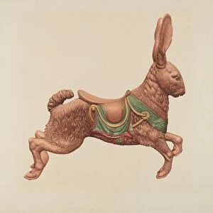 Carousel Rabbit, c. 1939. Creator: Robert Pohle