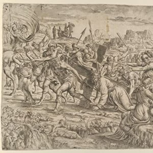 Carrying of the Cross, 1544. Creator: Jean Mignon