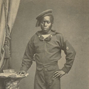 Carte-de-visite of a sailor named Jim, late 19th century. Creator: Unknown