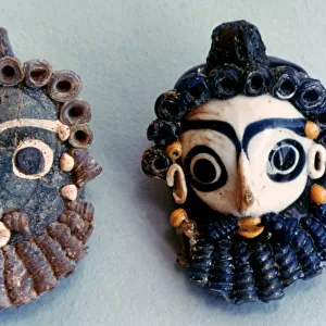 Carthaginian masks, Tunisia, 4th-3rd century BC
