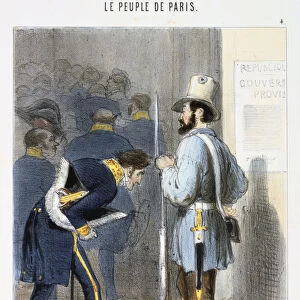 Cartoon relating to the Paris Commune, 1870s