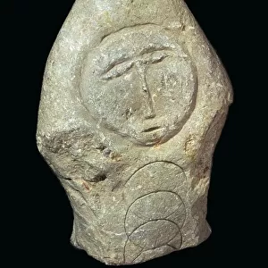 Carved Celtic Head, 1st century