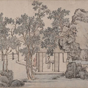 The Cassia Grove Studio, ca. 1532. Creator: Wen Zhengming