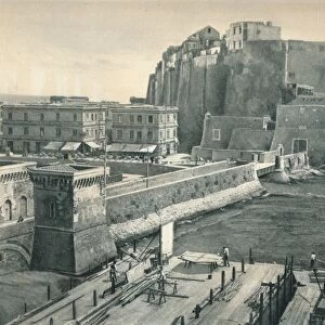 Castel dell Ovo, Naples, Italy, 1927. Artist: Eugen Poppel