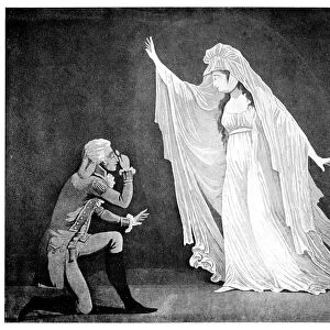 The Castle Spectre and her ernest admirer, 1793