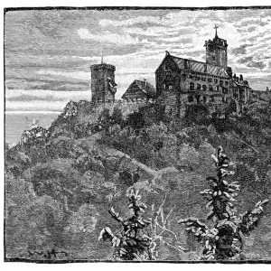 The Castle of Wartburg, 1900