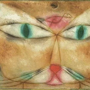 Cat and Bird. Artist: Klee, Paul (1879-1940)
